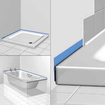 CLASSI SEAL 2.5m ROLL SELF ADHESIVE WATERPROOF SHOWER TRAY/BATH UPSTAND TAPE, CS02.5 (P2G) CLASSI SEAL 2.5m ROLL SELF ADHESIVE WATERPROOF SHOWER TRAY/BATH UPSTAND TAPE, CS02.5 (P2G)